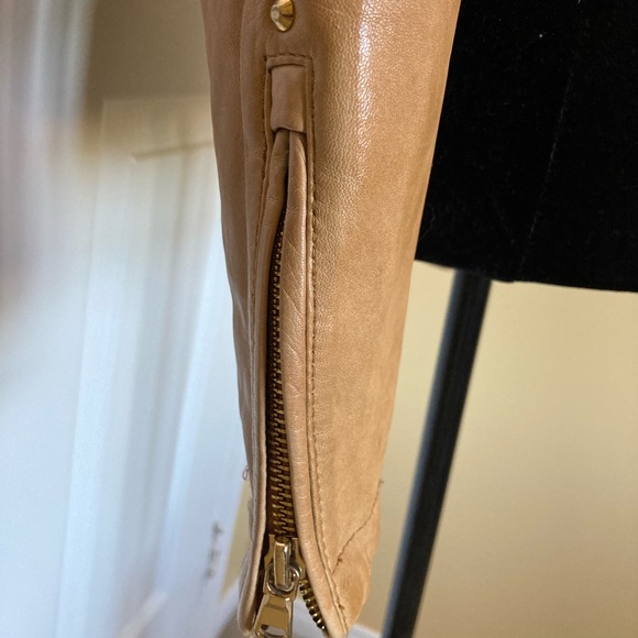 DANIER:  Genuine Leather Jacket - tan - Picture 11 of 14